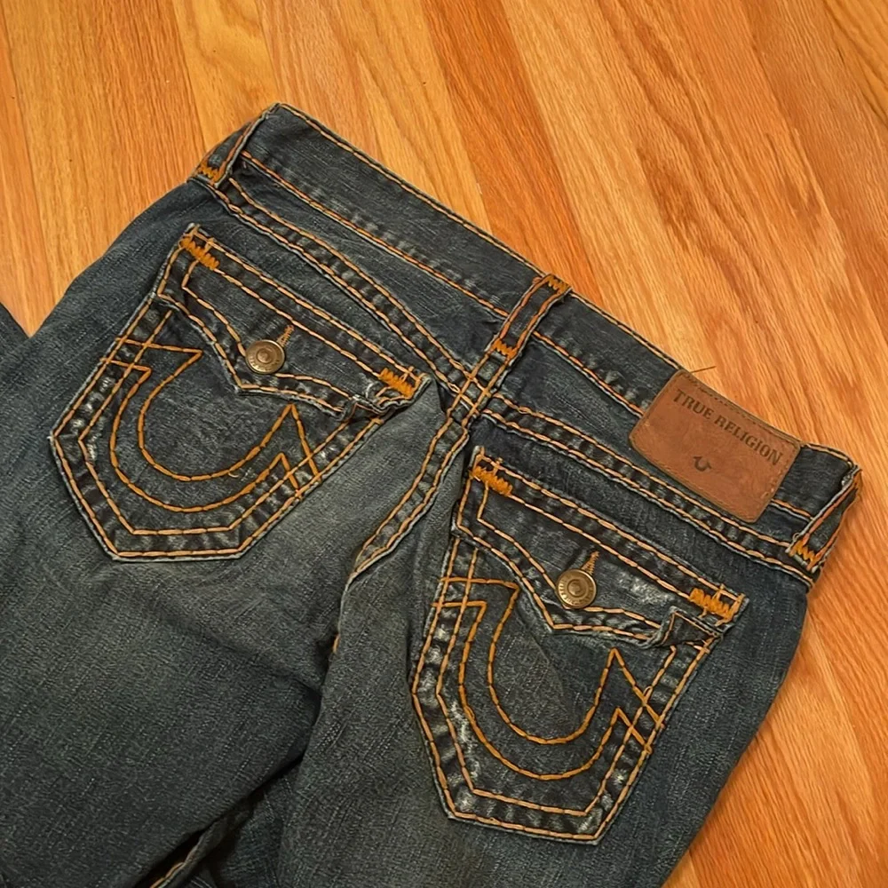 True Religion Dark Blue Straight Leg Jeans - Picture 8 of 12